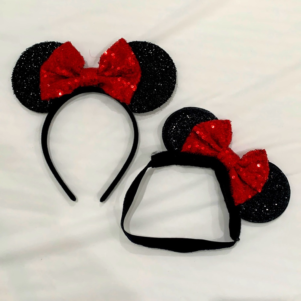 Mommy and me Disney Minnie Mouse ear set